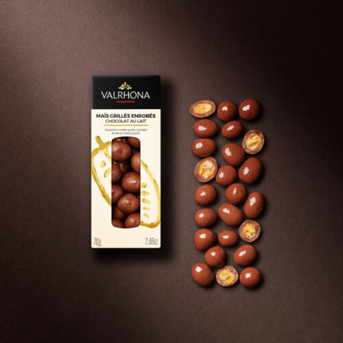 Maïs croquants enrobés de chocolat au lait Hover
